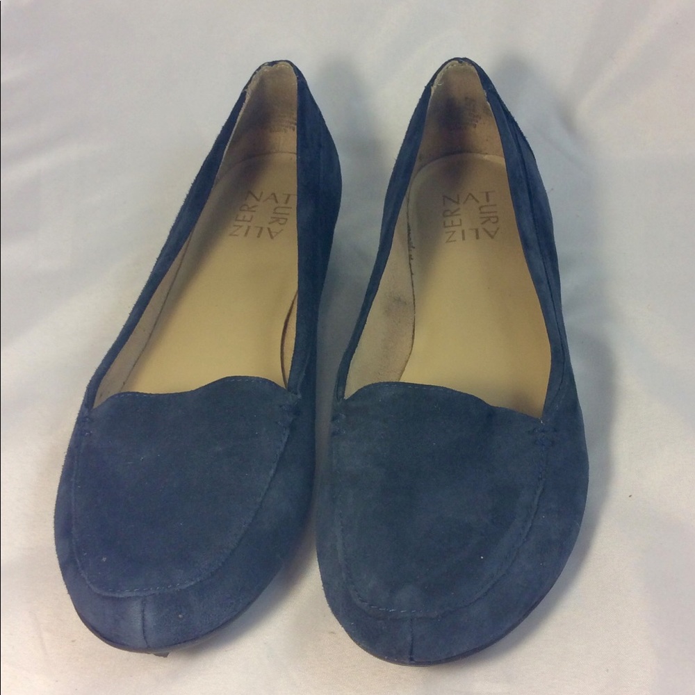 Naturalizer Blue Suede Loafers